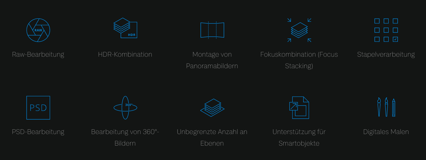 affinity zuss Funktionen